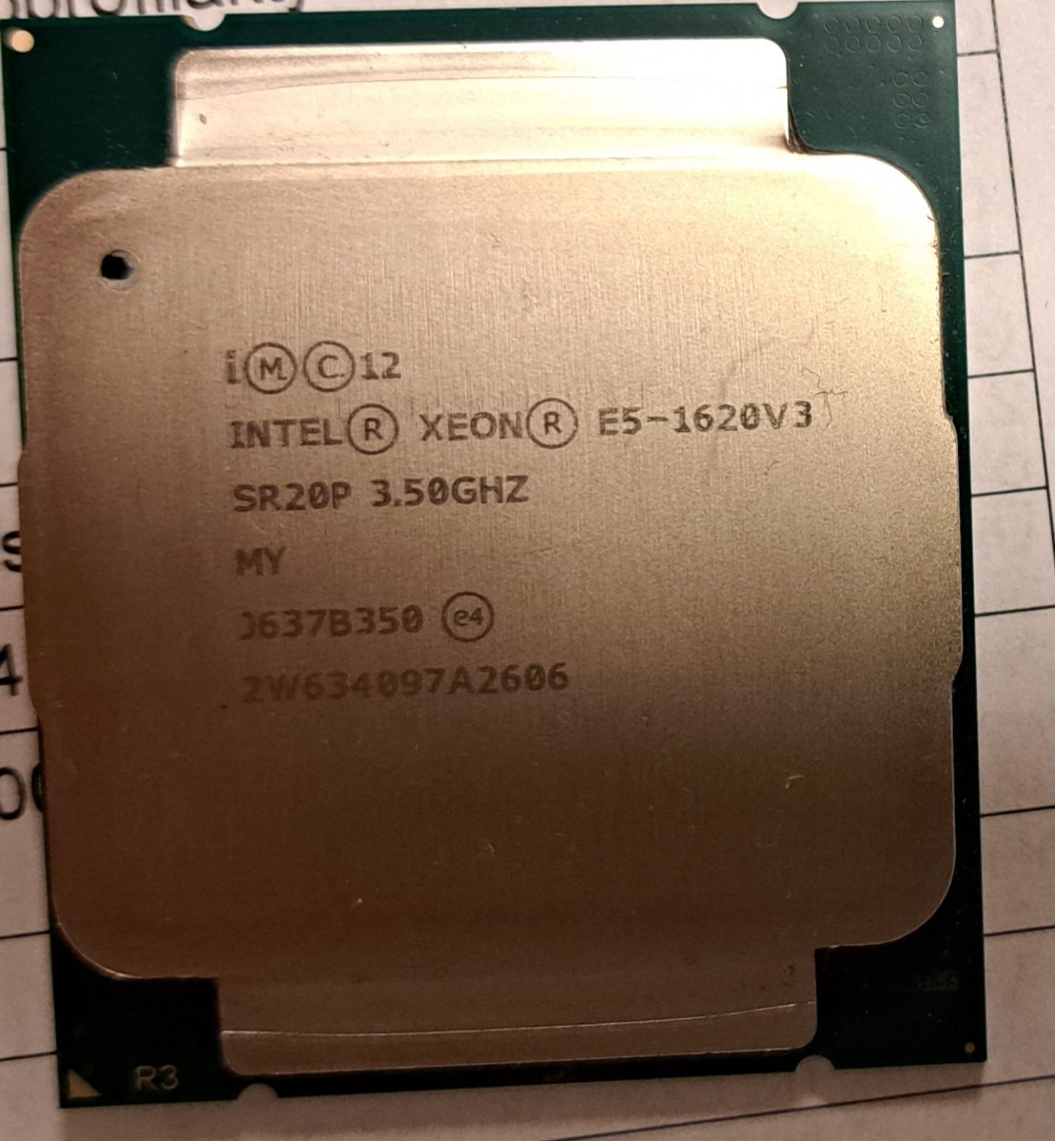 Procesor Intel Xeon E5-1620v3