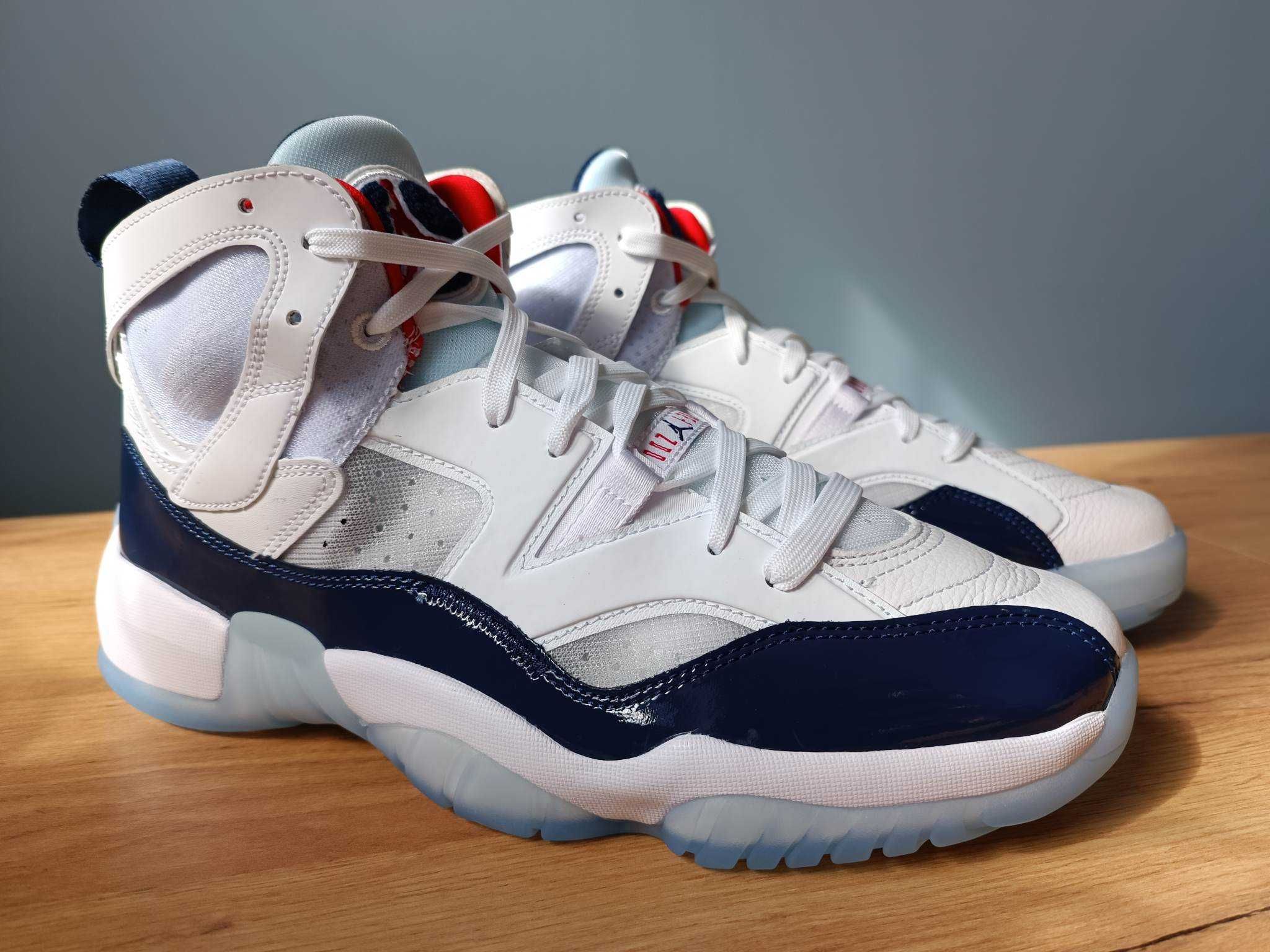 Jordan Jumpman Two Trey r. 45 (29 cm) White/Navy-University Red
