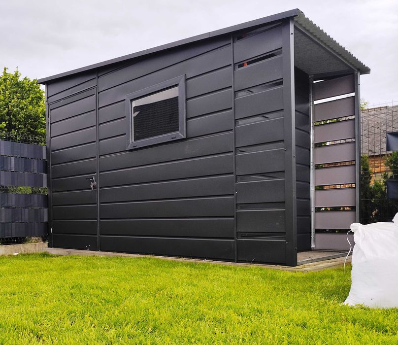 Domek Narzędziowy + Wiata DREWUTNIA