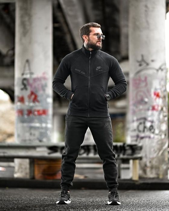 Чоловічий флісовий спортивний костюм / кофта та штани фліс костюм