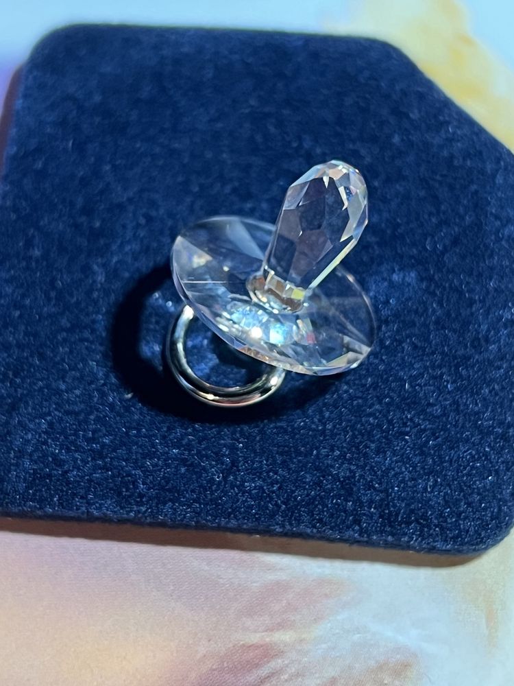 Swarovski pacifier.  Пустушка. Підвіс, сувенір, подарунок.