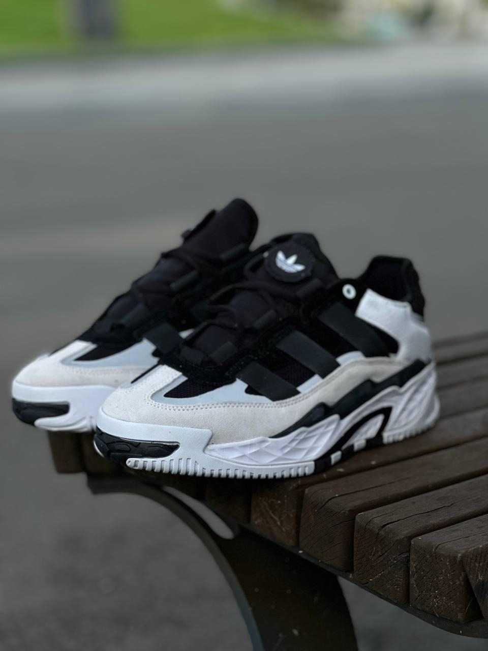 Кроссовки/Чоловічі Кросівки Adidas Niteball White/Black/БЕЗ ПЕРЕДОПЛАТ