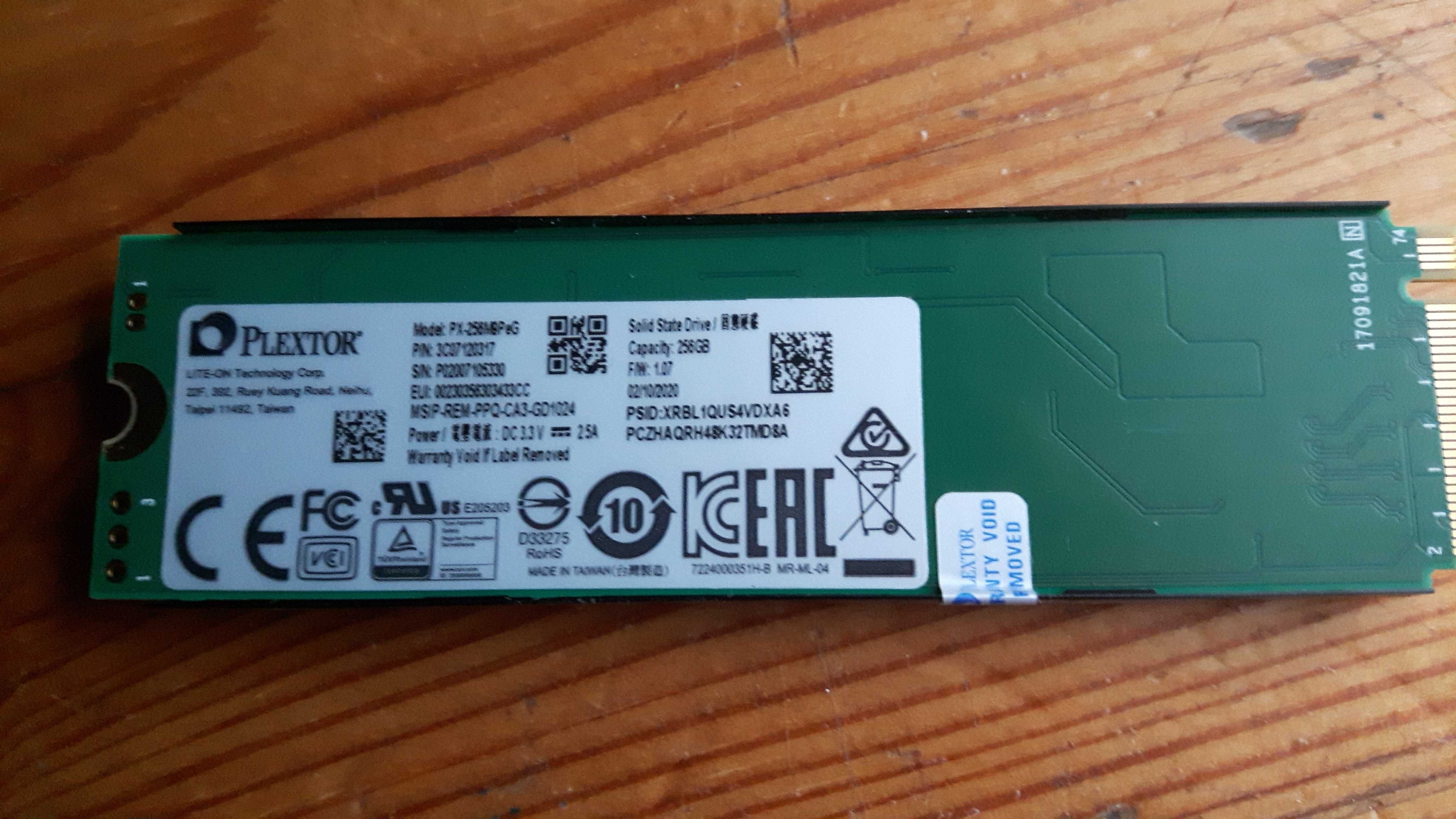 Dysk SSD M.2 Plextor M9Pe(G) 256GB