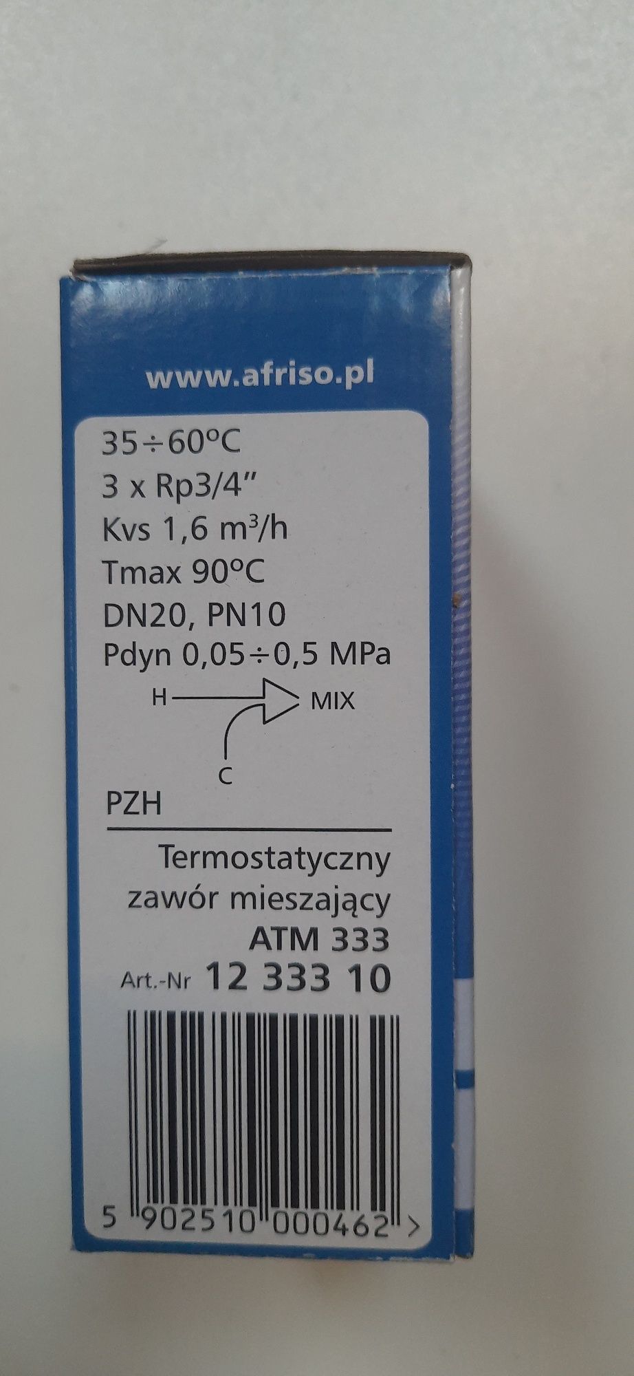 Termostatyczny zawór ATM 333