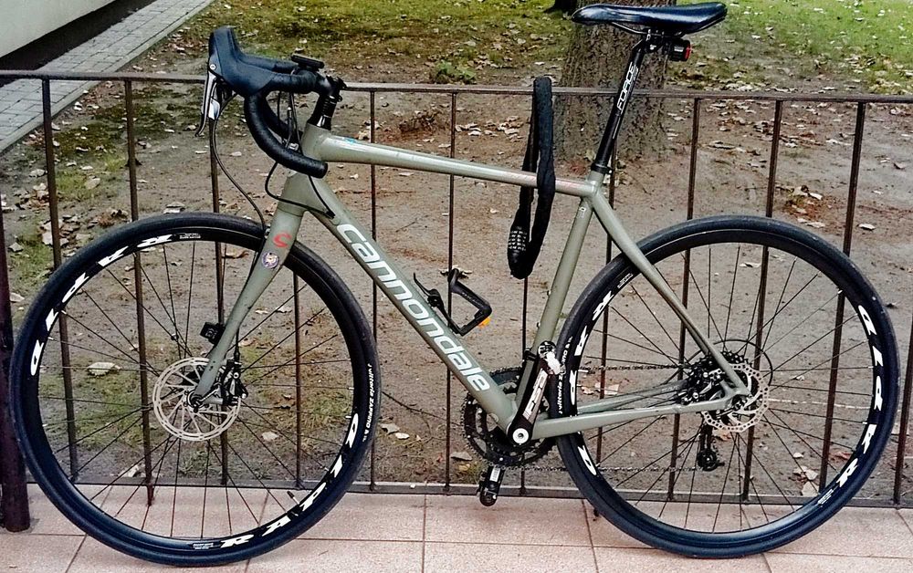 Gravel Cannondale Synapse r. 54 sram rival 2x11 hydraulika tarcze, 28c