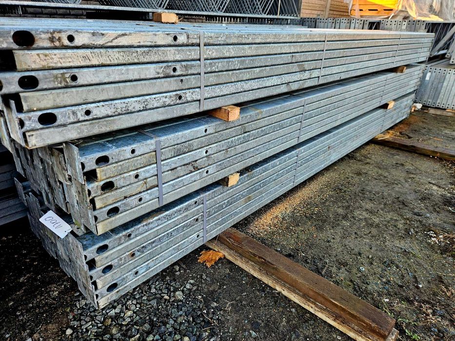 Słup slup filar podpora ocynk konstrukcja 100x50x4 4,5 metra z stopą