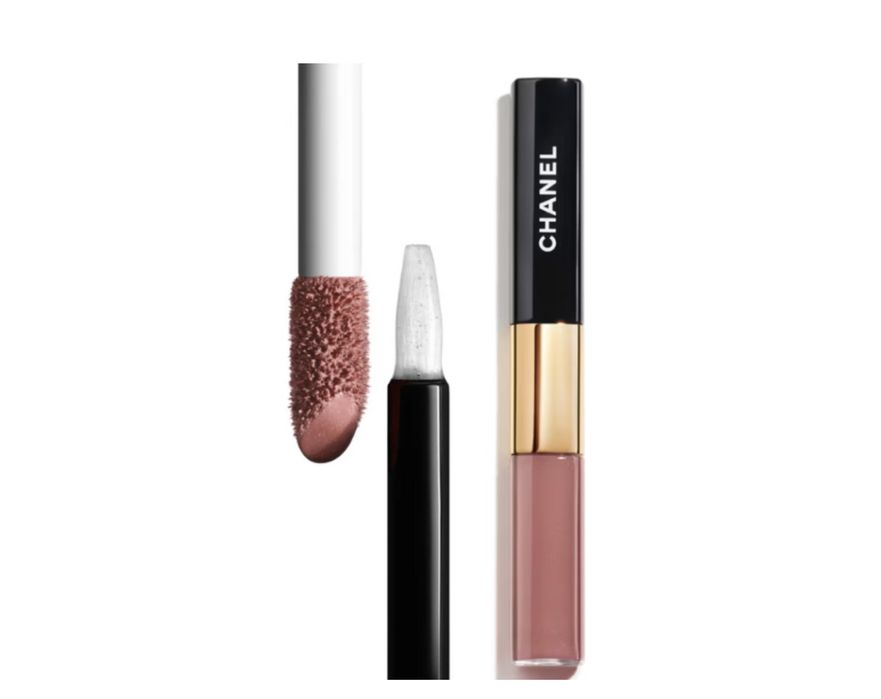 Помада блиск Chanel Le Rouge Duo 166