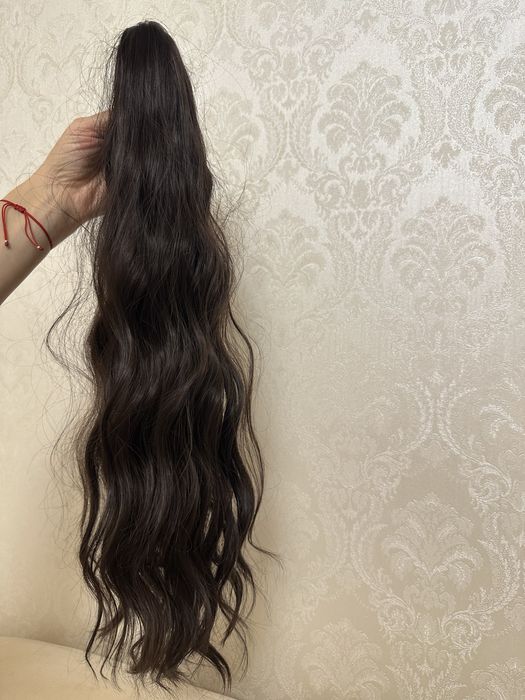 Волосся на заколці крабіку Шиньйон Накладний хвіст