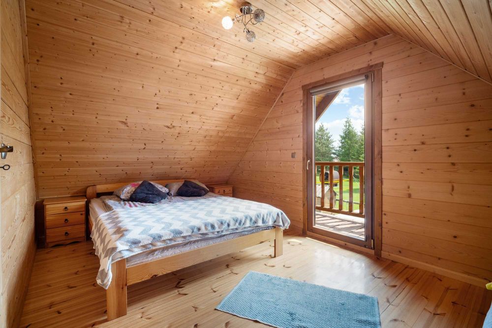 Domek Mazury 4 bilard wakacje łódka pomost bania sauna quady paintball