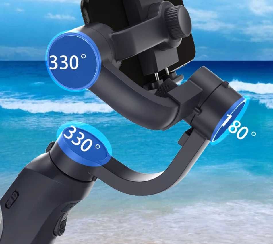 Estabilizador para smartphone Gimbal F10 Pro 3 Eixos Preto (Novo)