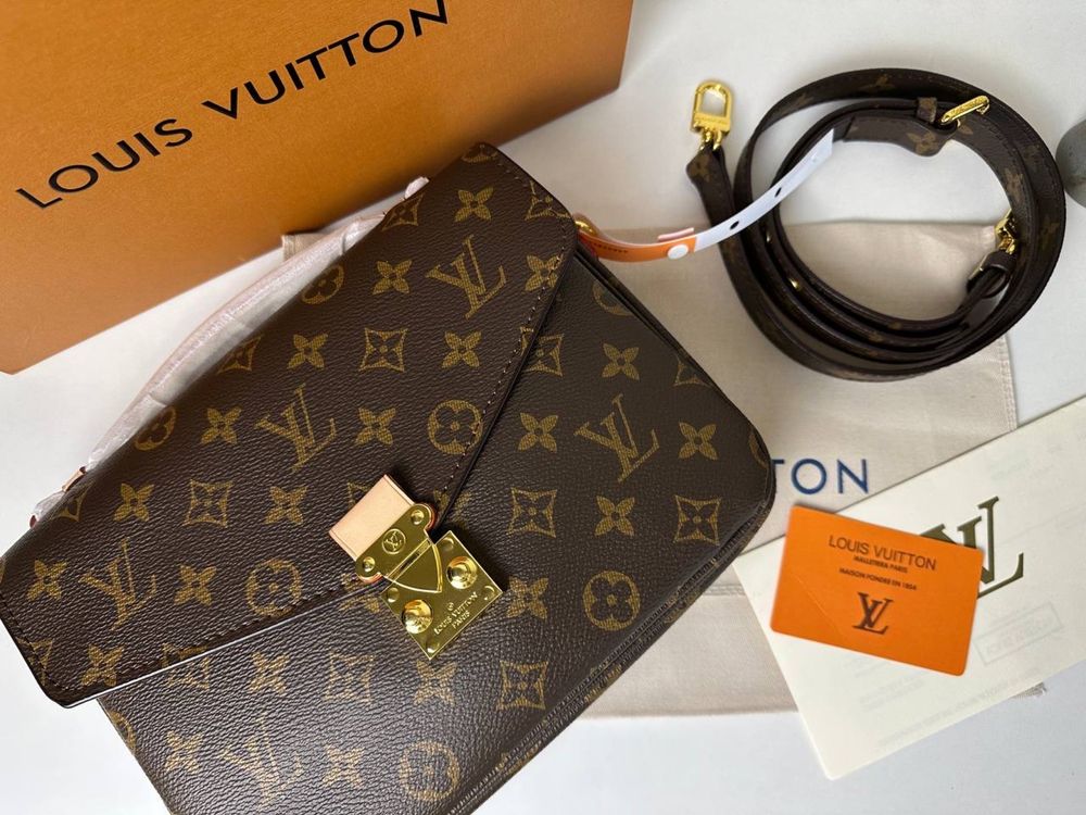 Torebka damska Metis ze skóry w pudełku Louis Vuitton