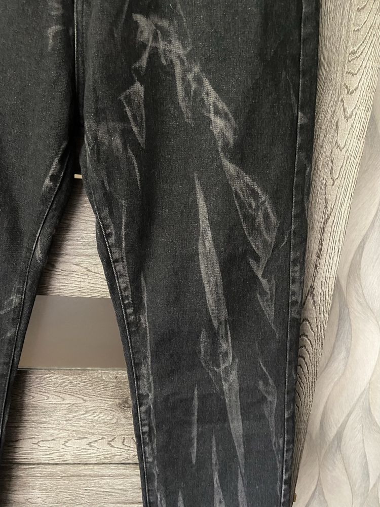 Джинси baggy fit oversize korea tie-dye jeans MoM zara