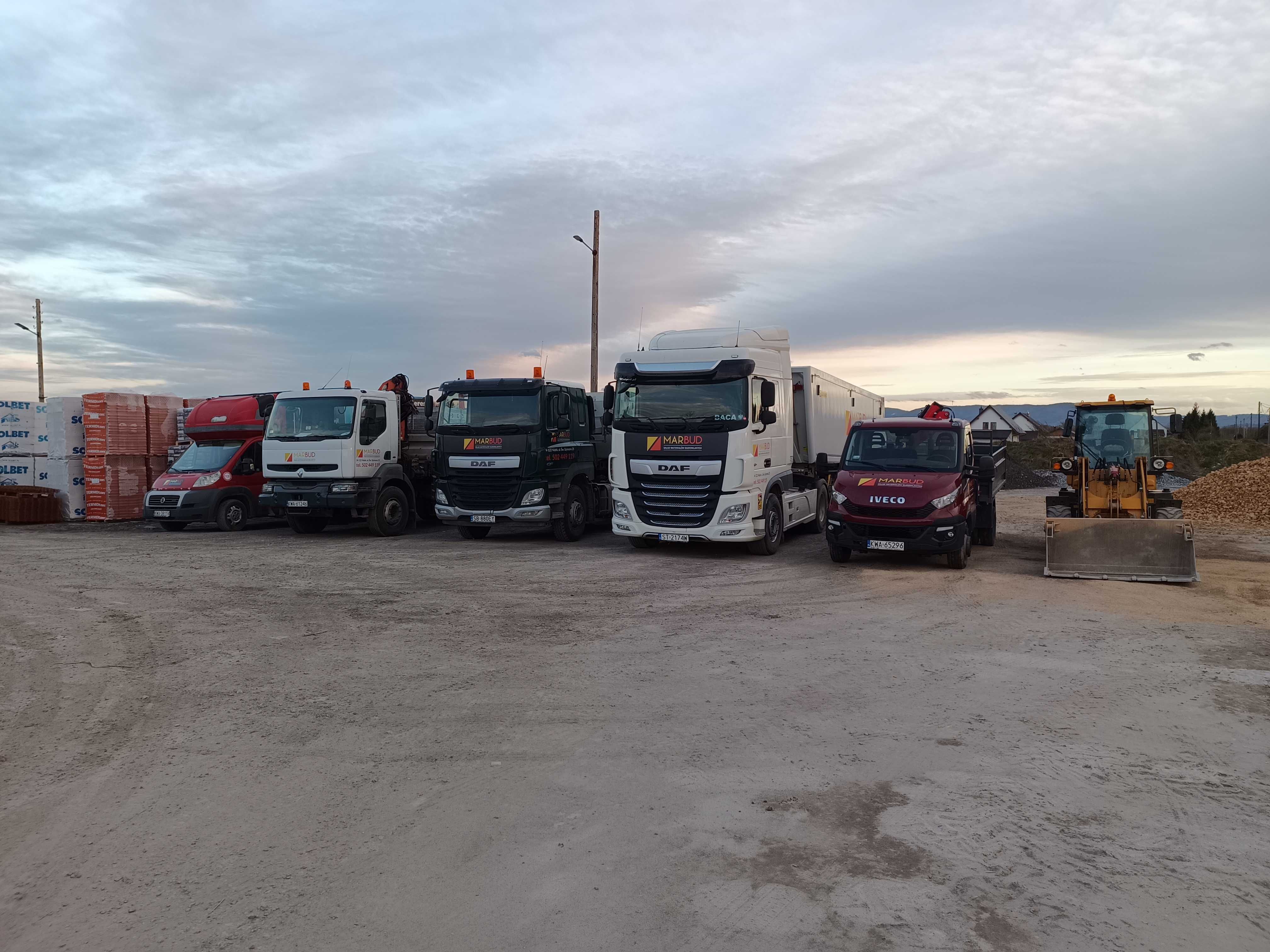 Kruszywa drogowe kliniec piasek