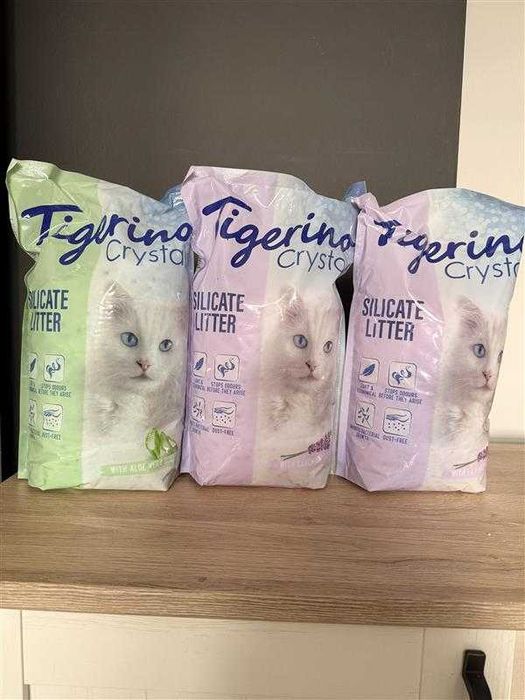 Żwirek dla kota Tigerino Crystal 3x