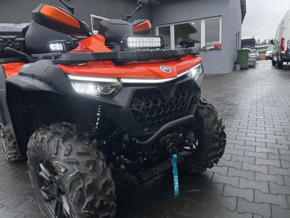 CFMOTO Z-FORCE 850 GREY T3B*PŁUG+KUFER*2024r*Vat23%*RATY*Trans150gra