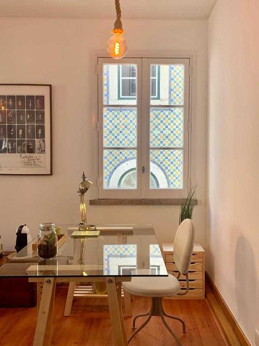 3 secretárias com caveletes e vidro temperado | apoio de gavetas