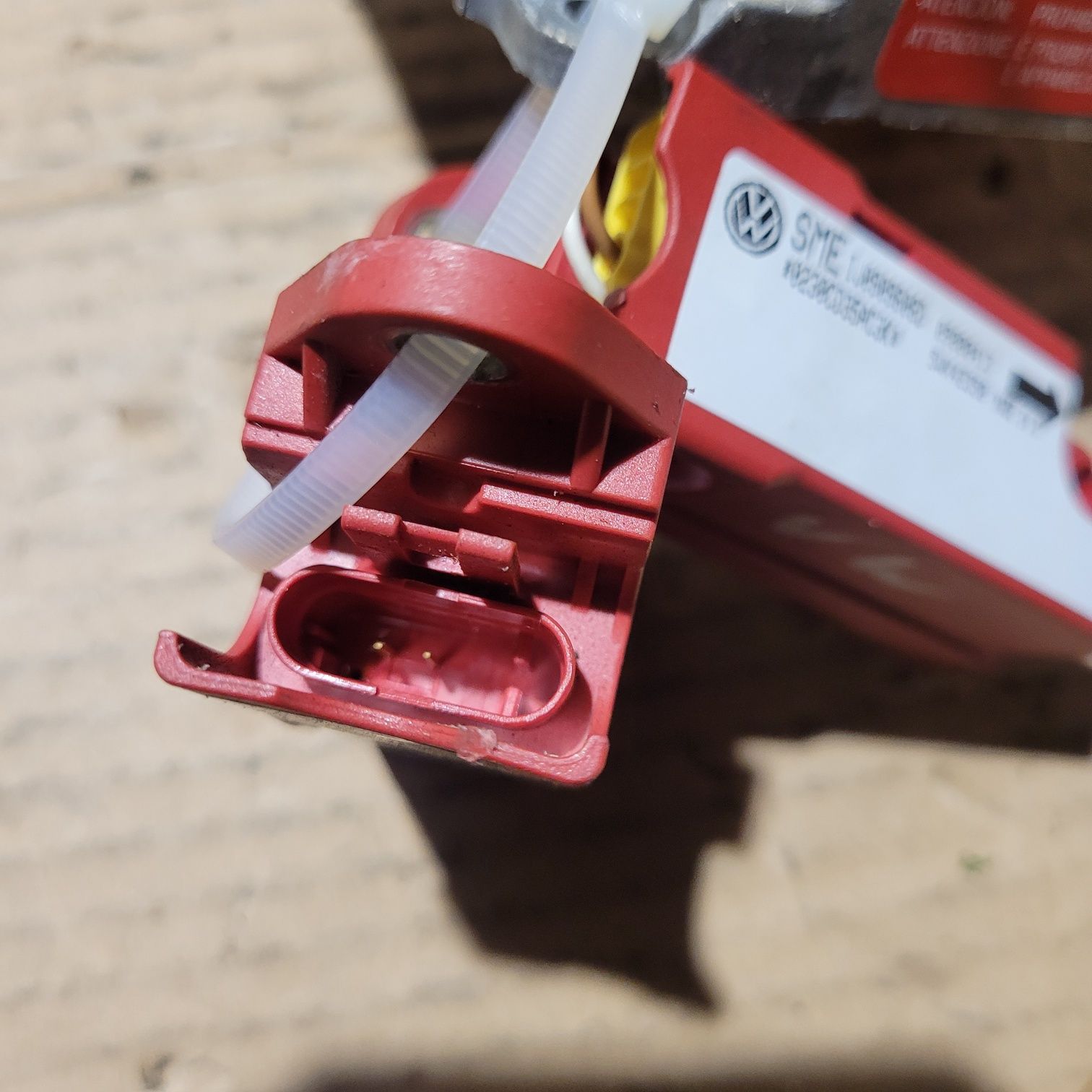 Moduł sensor poduszek airbag czujniki boczne vw golf IV bora 2000r