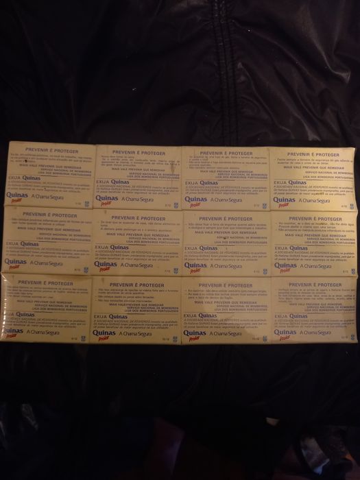 Caixas de fosforos antigos lacrados Quinas