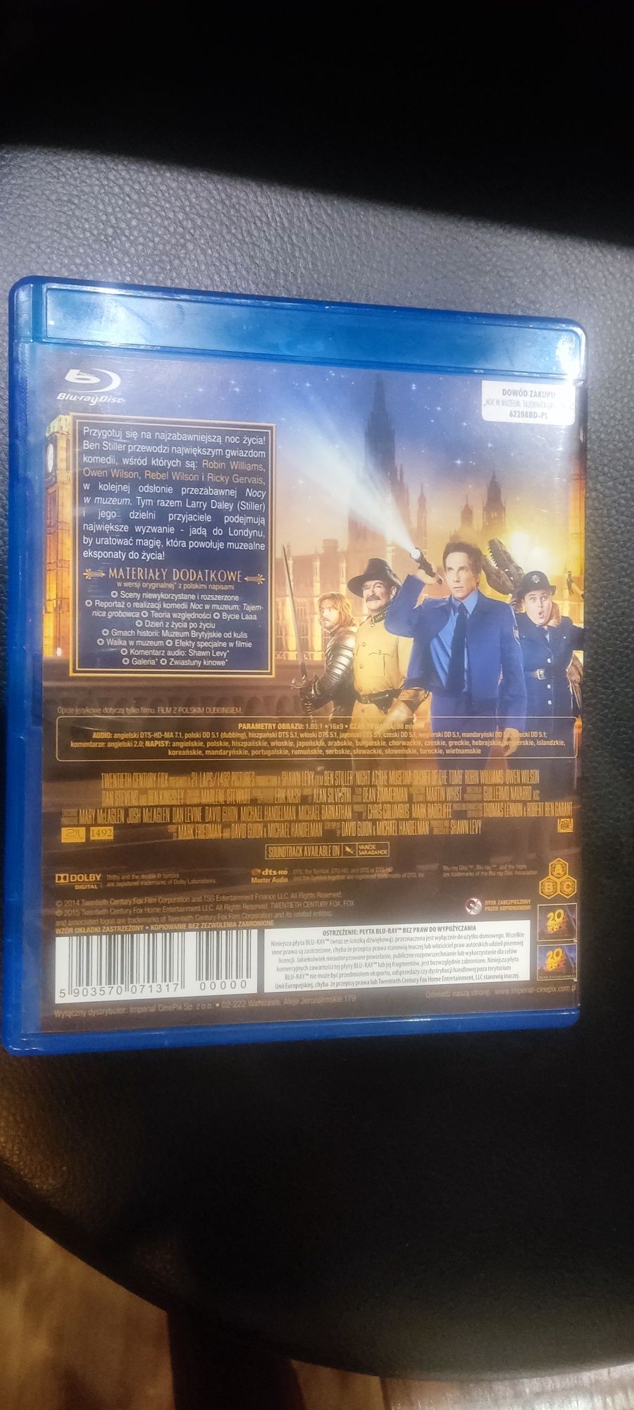 Noc w muzeum tajemnica grobowca bluray dubbing pl