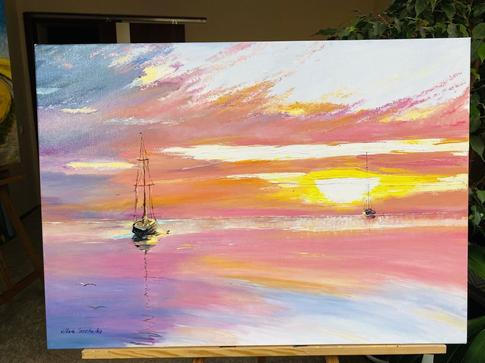 Картина «Orange sunset»