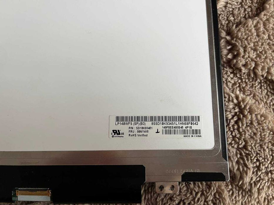 Бита матриця Lenovo T460 T470, LP140WF5 (SP)(B3), підсвітка працює
