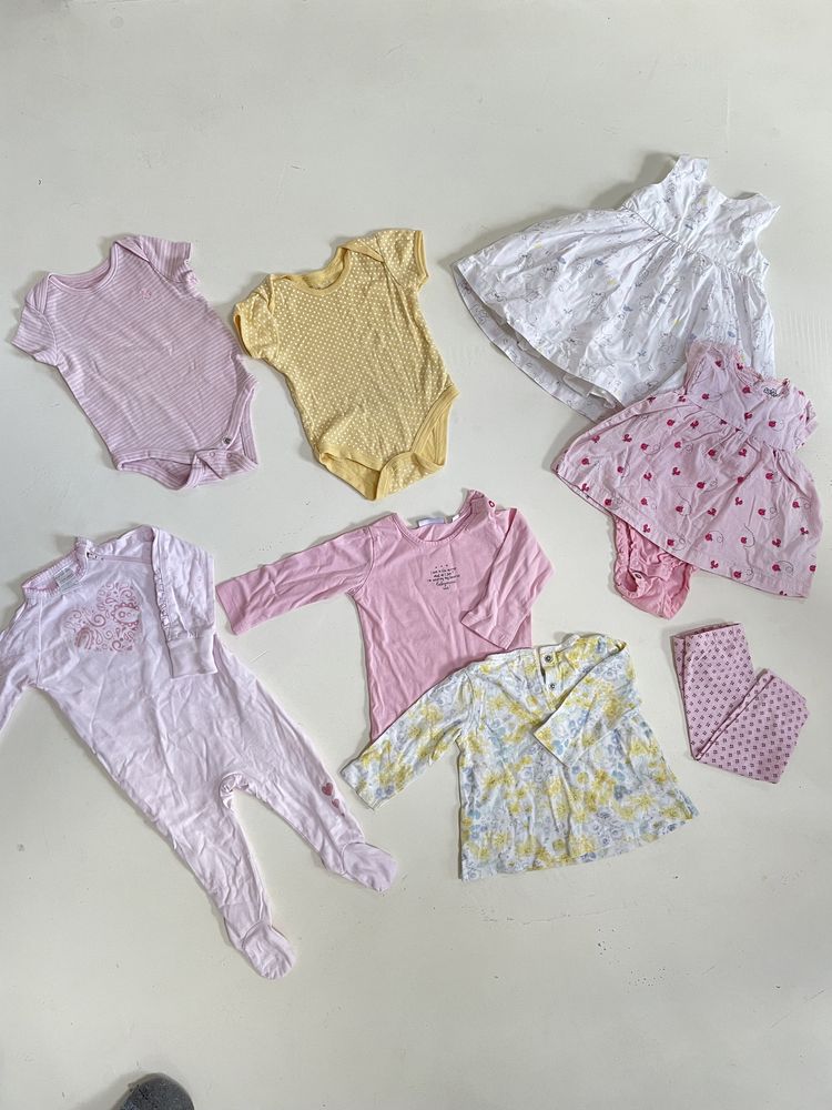 Ubranka dla dziewczynki 3-6 miesięcy Pink