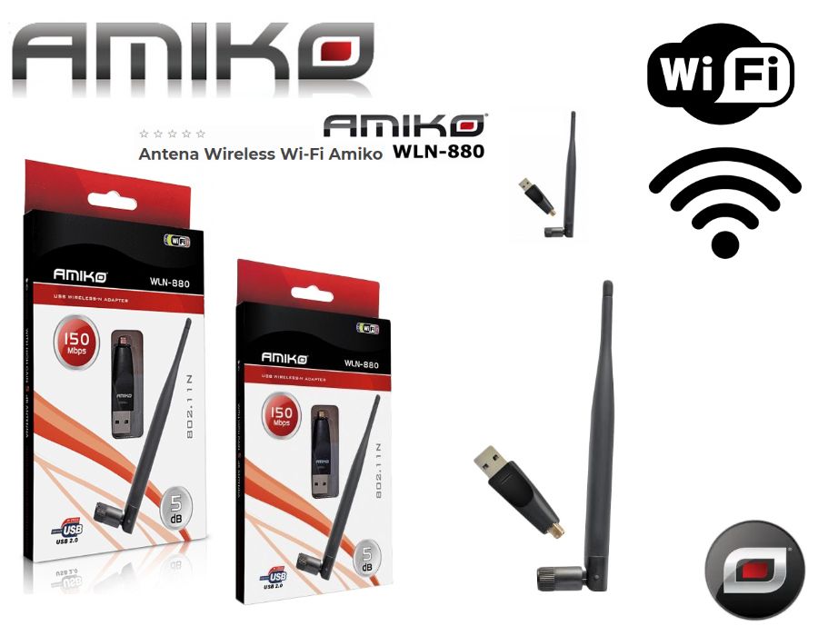 Antena Wireless Amiko WLN-880 5dB