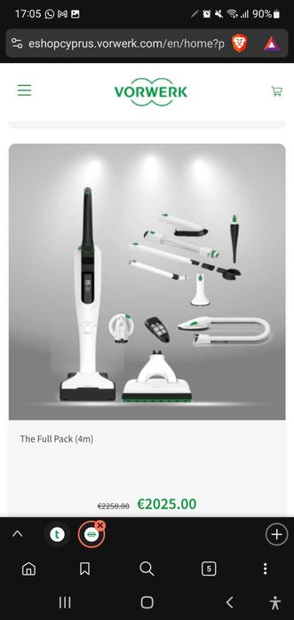 Kobold VK7 Modular Cleaning System Cyprus Kobold Thermomix