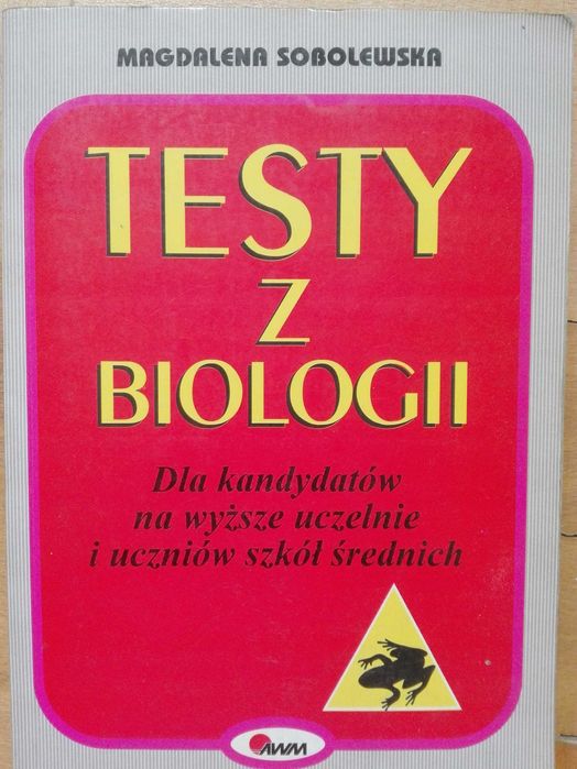 Sobolewska: Testy z biologii dla kandydatów na wyższe uczelnie