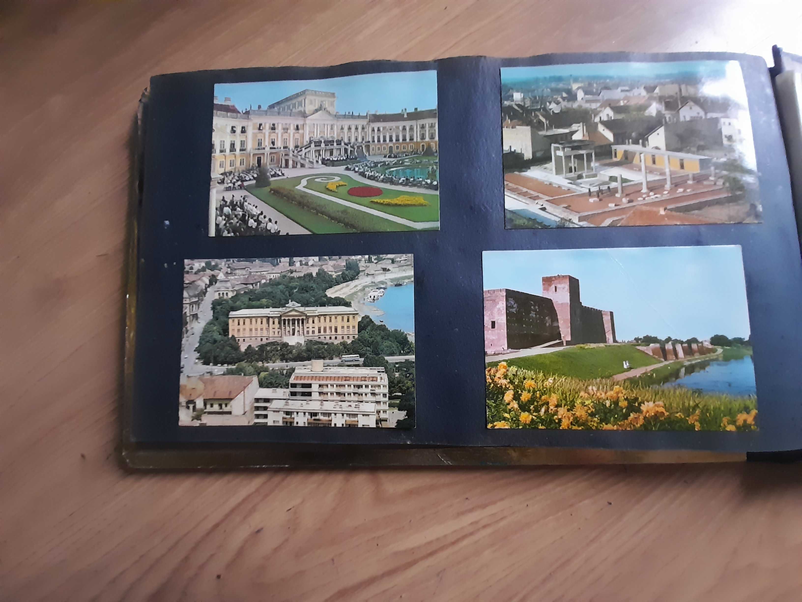 Stary album z widokówkami Retro