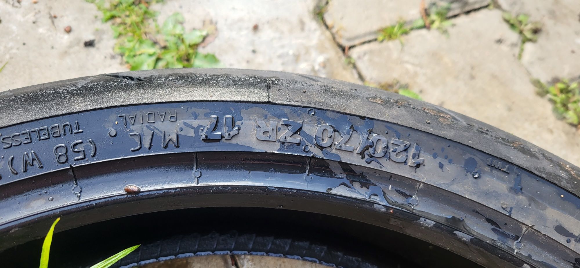 Opona nr c404 Continental 120/70-17 contisportatack 4