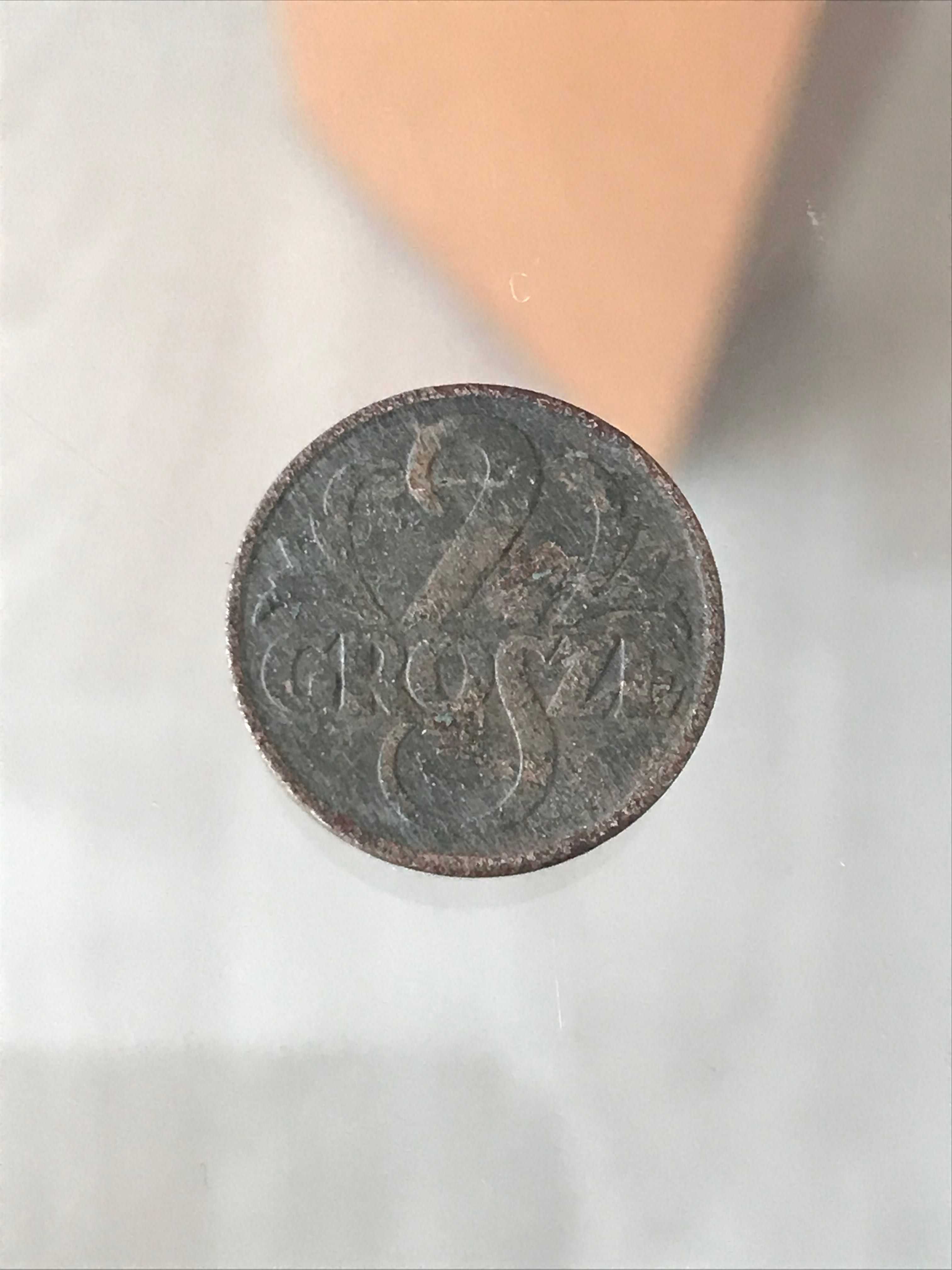 Moneta prl 2 grosze 1928r.