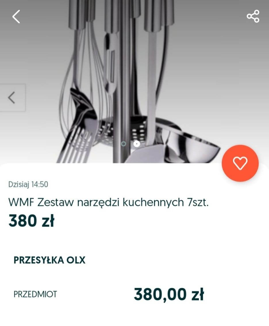 Zestaw 6 przyborów kuchennych