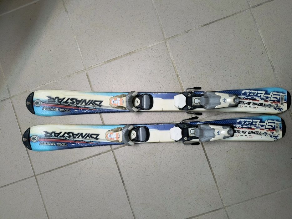 Narty dynastar 100cm plus regulowane kije