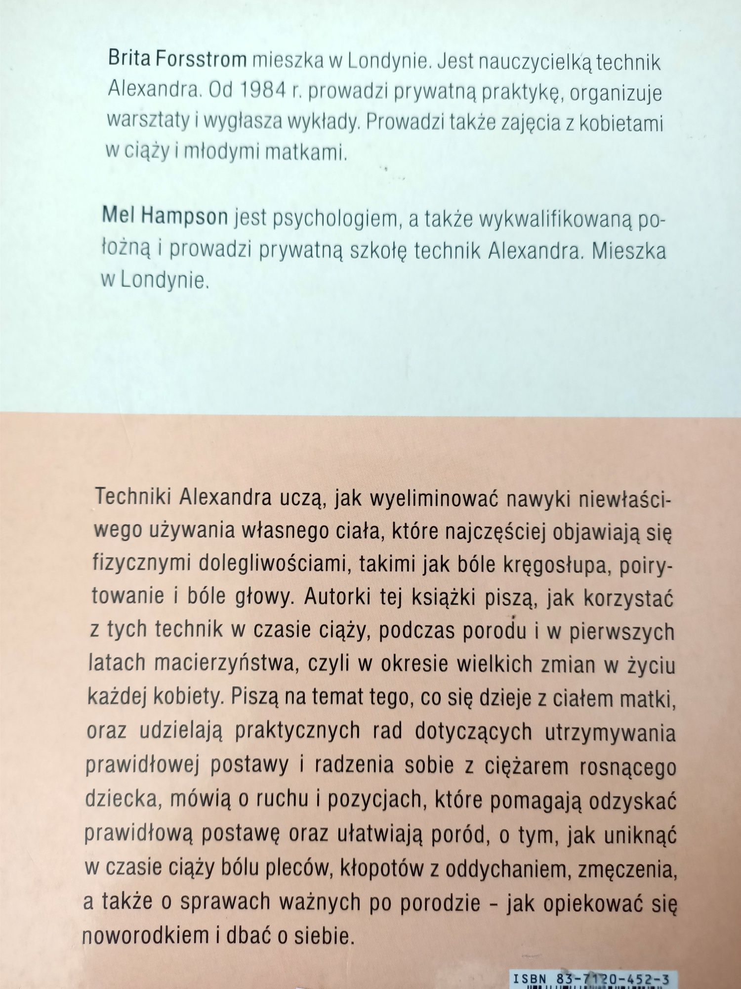 Techniki Alexandra w czasie ciąży i porodu Forsstrom