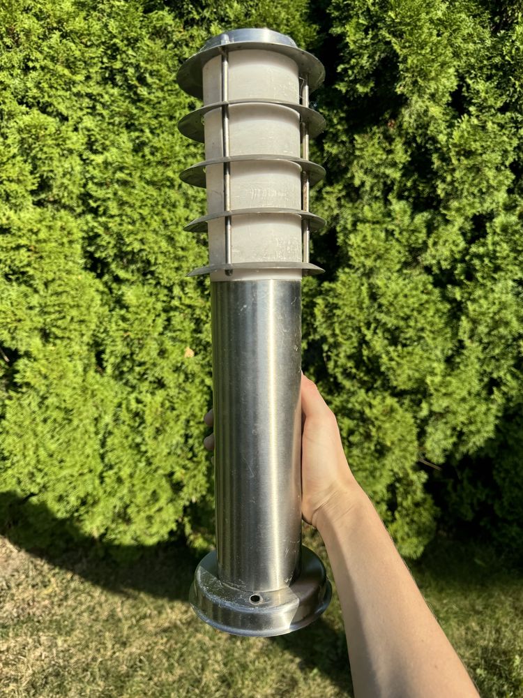 4 Lampy ogrodowe z nierdzewki