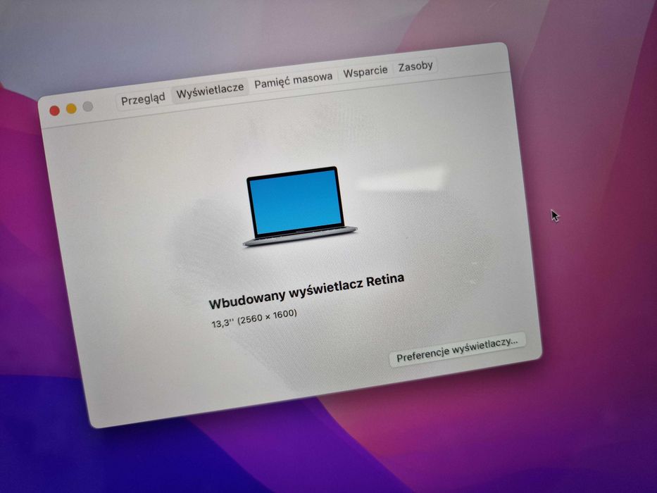 Macbook PRO 13 2017/ i5 2.30 GHZ/ 8GB/ 256GB/ czytaj uważnie opis