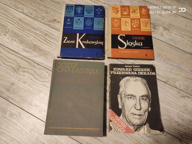 Książki: E. Gierek: Przerwana .., Kultura amer., Dzieje Śląska i Krako