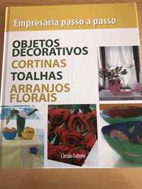 Livro que ensina a fazer diversos projetos de objetos decorativos