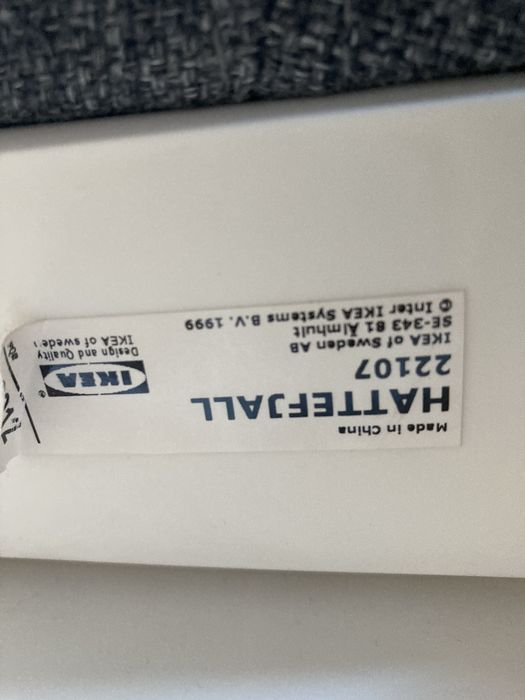 Krzesło biurowe HATTEFJÄLL IKEA szare obrotowe