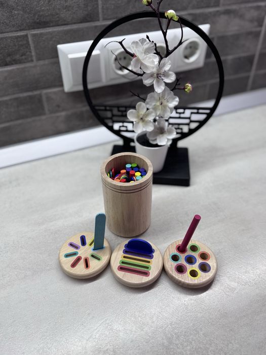 Сортувальна  деревʼяна чашка