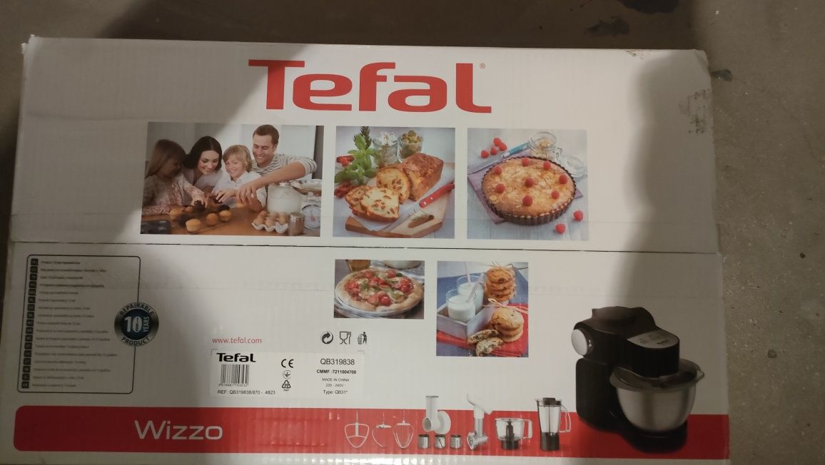 Robot planetarny Tefal+ maszynka do mięsa. QB319838. Nowy.