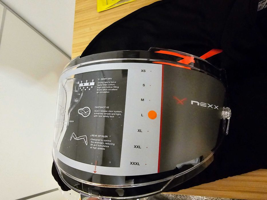 Viseira para Nexx XR2 Tamanho L - Nunca Usada