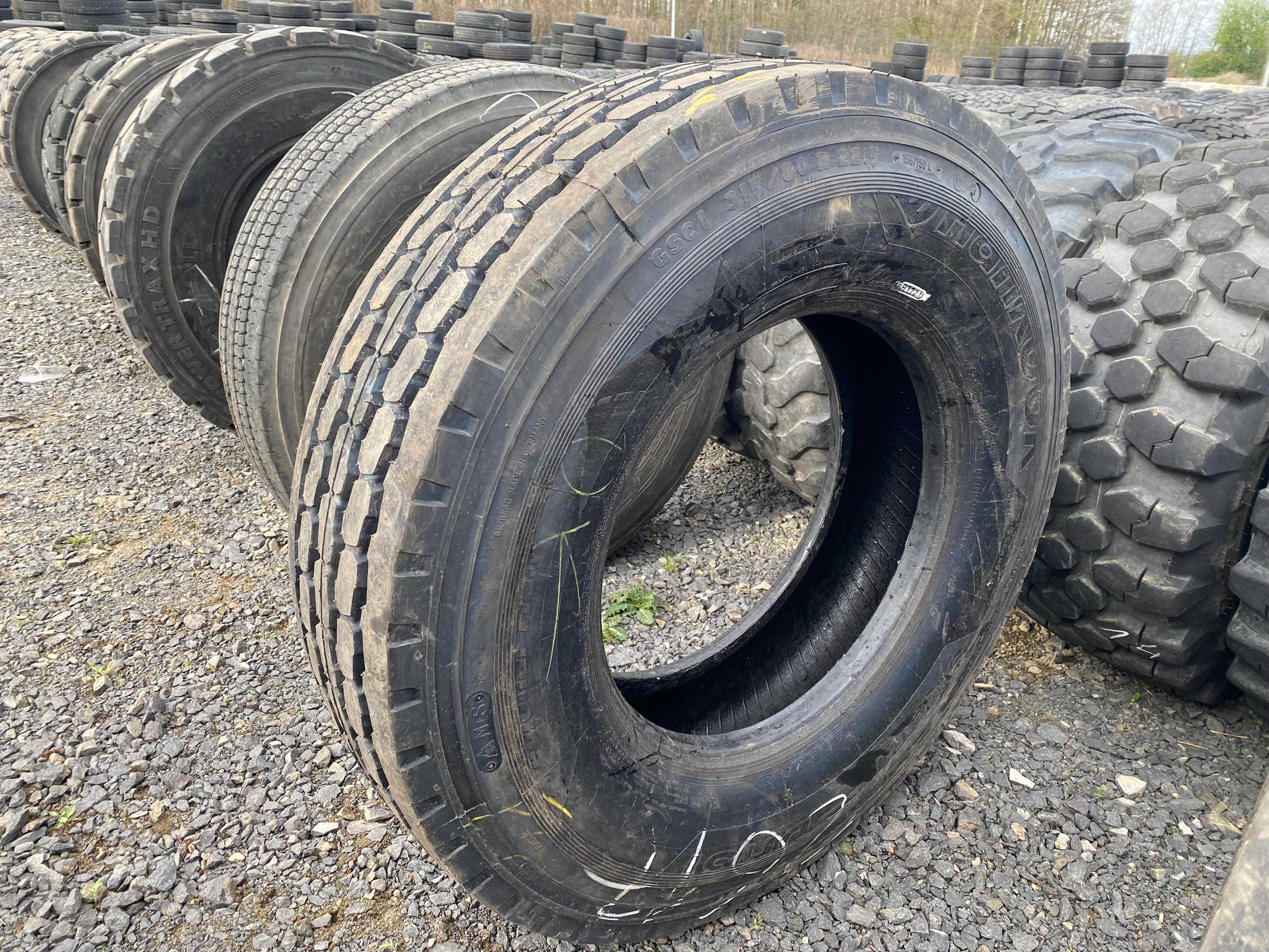 Opona 315/80R22.5 TYP CONTINENTAL HSC1 Przód 100% Bieżnika