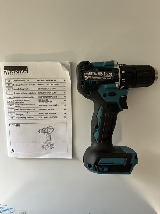 Дриль-шуруповерт акумуляторна Makita DDF487Z