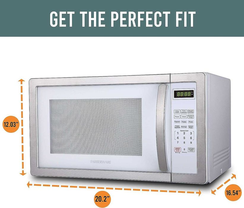 Farberware Classic forno micro-ondas de 1,1 pés cúbicos, 1000 watts