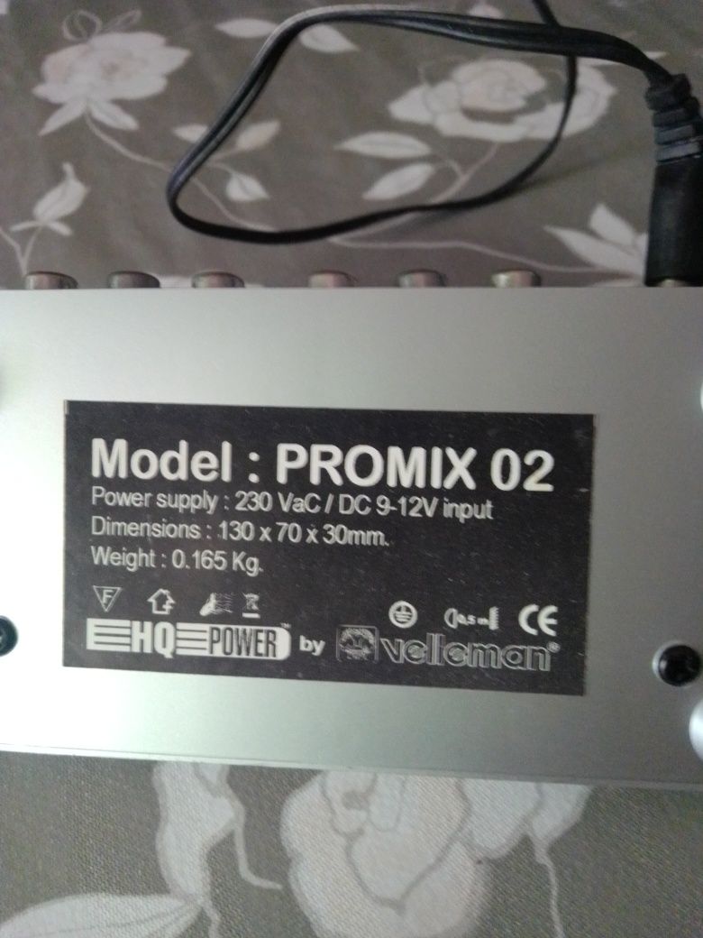 Caixa promix02 para microfone