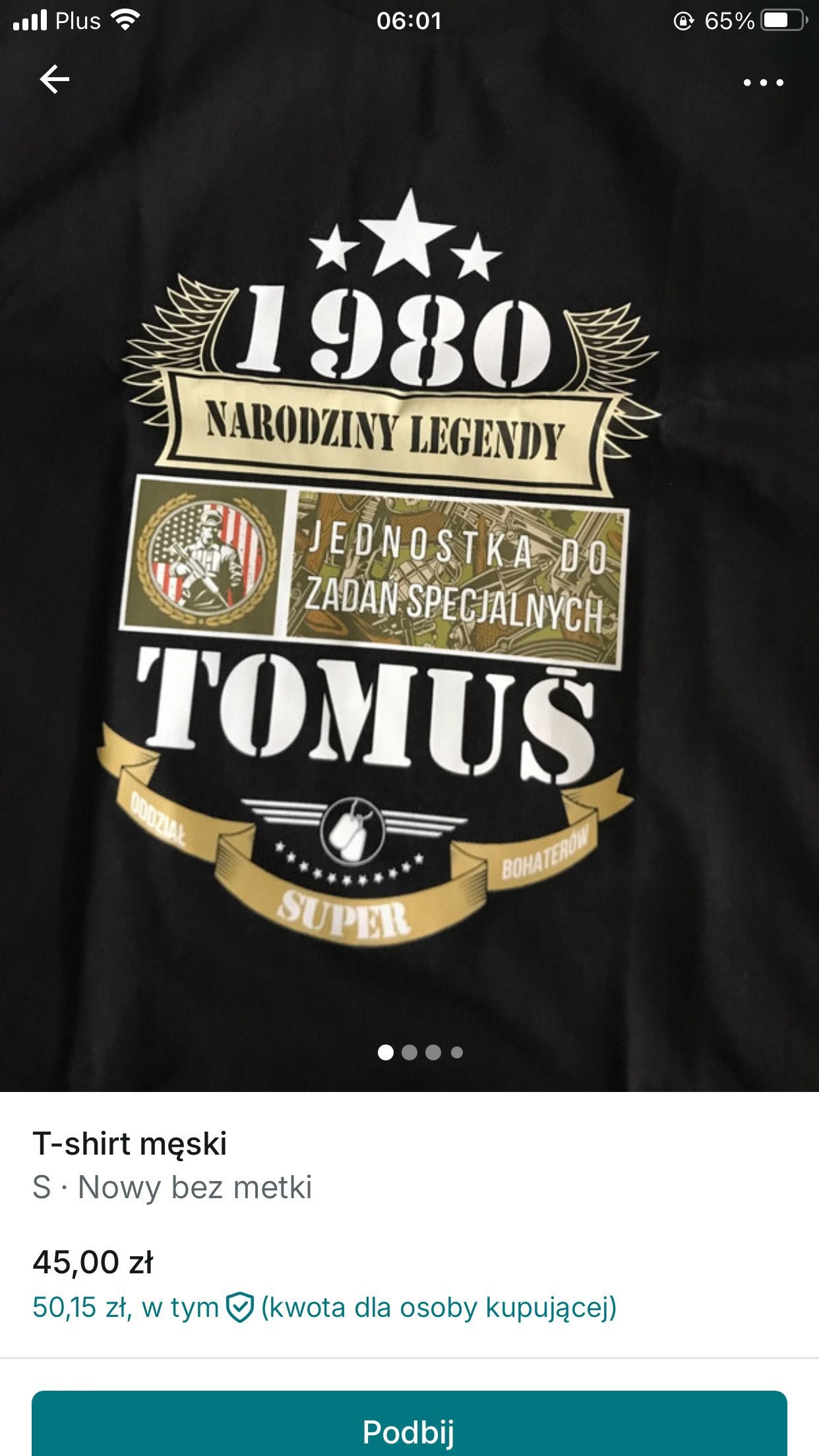 T-shirt     męski