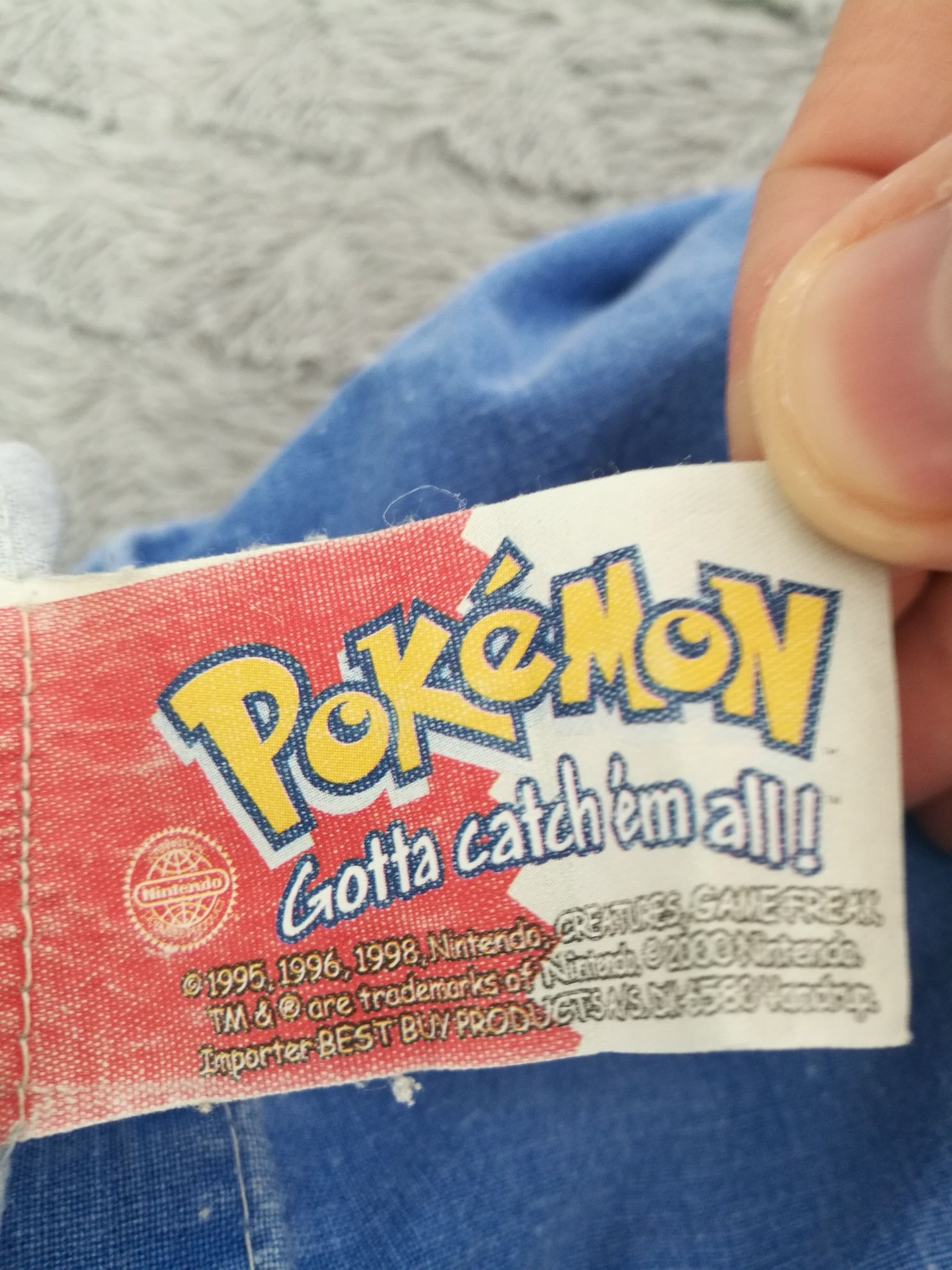 Pościel unikat Vintage Rocznik 2000! Pokemon Nintendo  2000