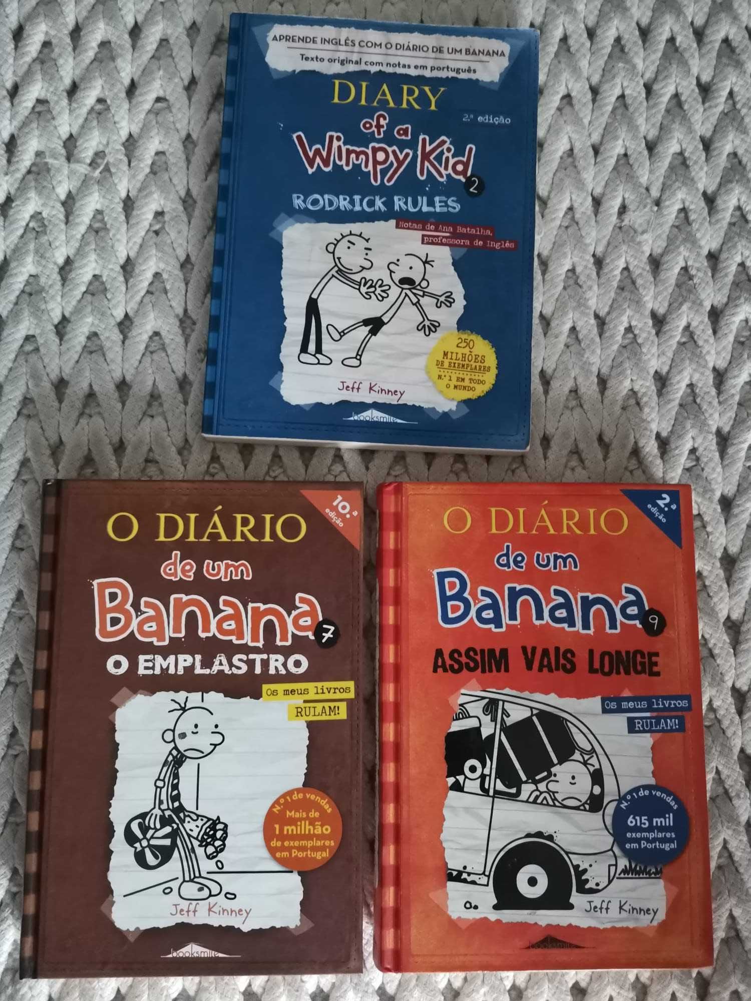 Livros de Jeff Kinney - Diário de um banana